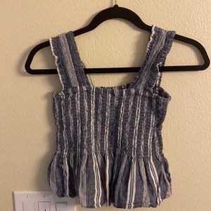 Maeve Anthropologie crop top